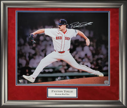 Payton Tolle Autograph 16x20 Photo - Spotlight - Boston Red Sox - Framed 23x27 - Fanatics Authentication