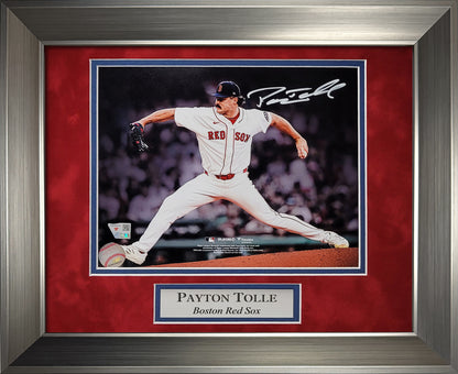 Payton Tolle Autograph 8x10 Photo - Spotlight - Boston Red Sox - Framed 13x16 - Fanatics Authentication