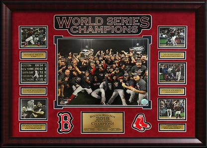 Boston Red Sox Photo World Series 2018 Champs Collage Framed 20x28