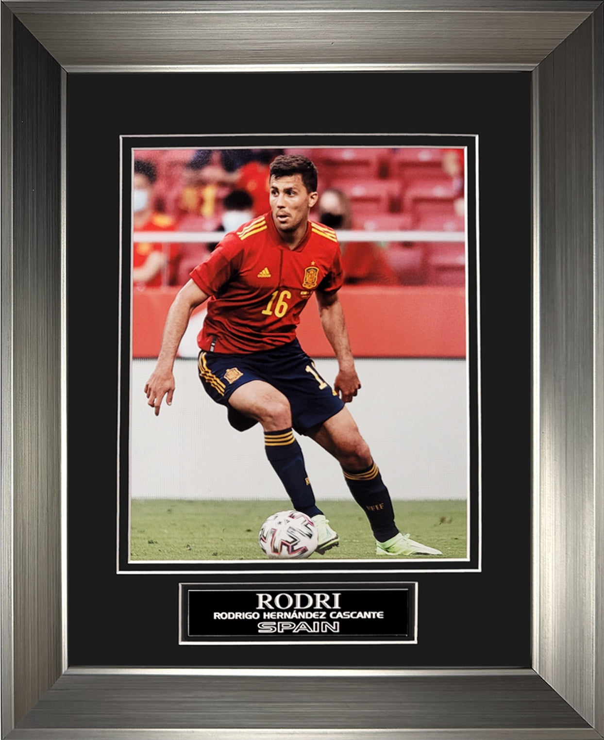 Rodrigo Hernandez Cascante Photograph - Spain National Team - Framed 13x16
