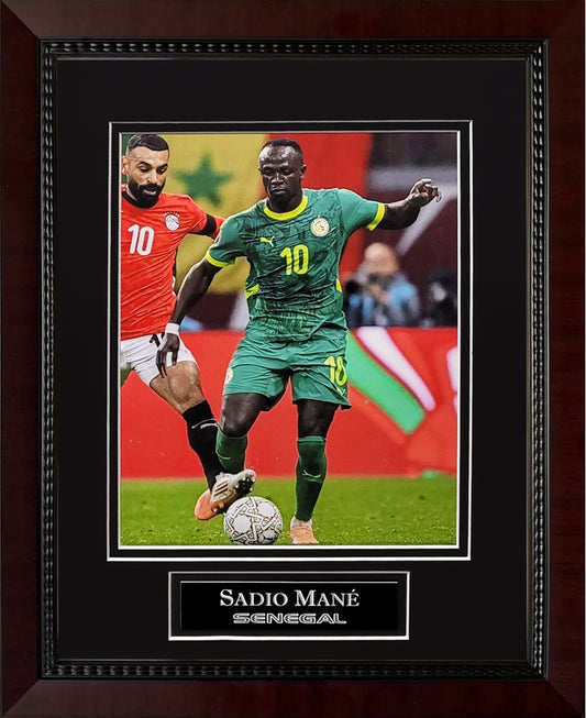 Sadio Mane Photograph - Senegal National Team - Framed 13x16