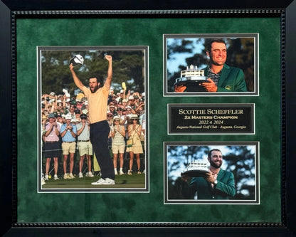 Scottie Scheffler Master Champion Collage 16x20
