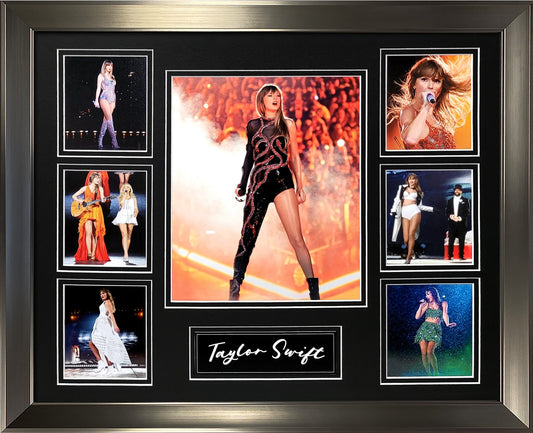 Taylor Swift Photograph Collage - Framed 18x22