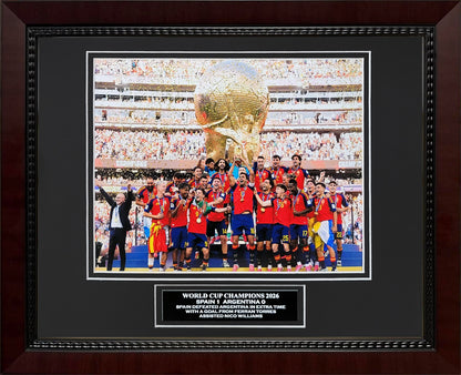 Spain National Team Photograph - 2026 World Cup Champions - Framed 13x16