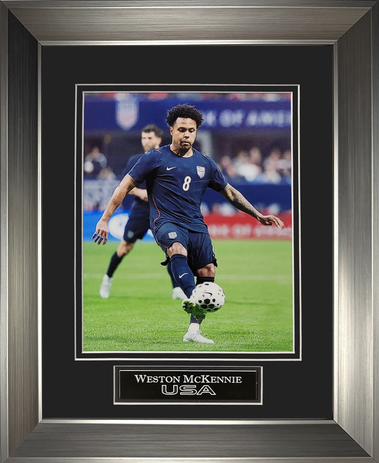 Weston McKennie Photograph - USA National Team - Framed 13x16