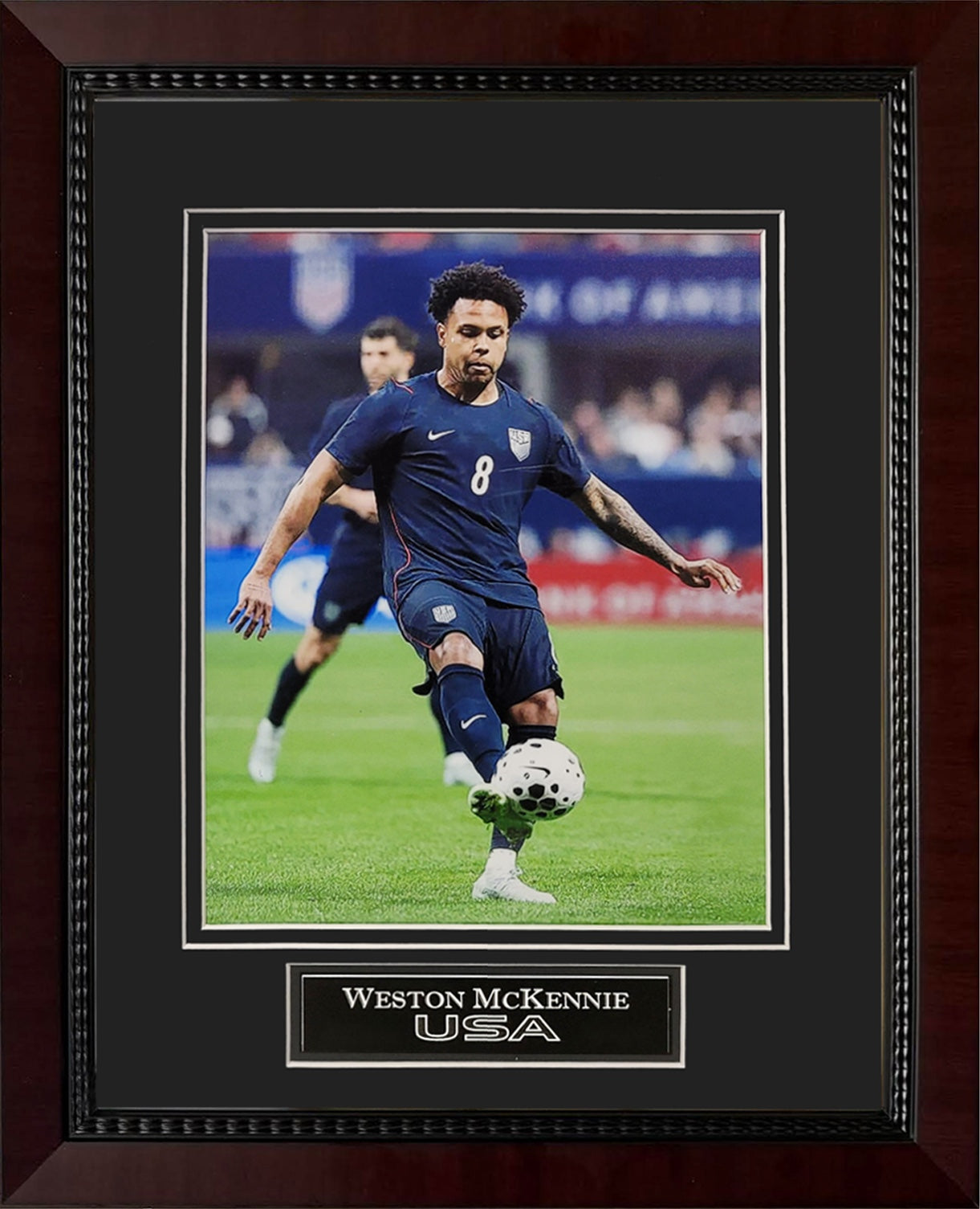 Weston McKennie Photograph - USA National Team - Framed 13x16
