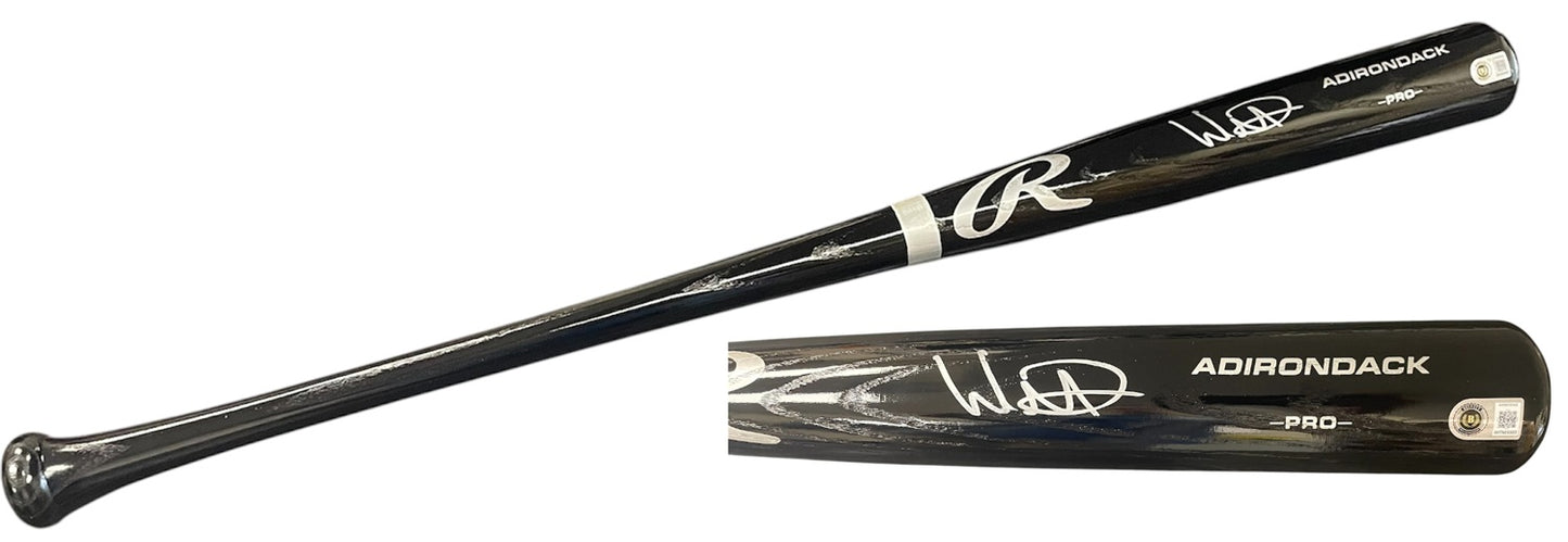 Wilyer Abreu Autograph Bat - Rawlings - Boston Red Sox - Beckett Authentication