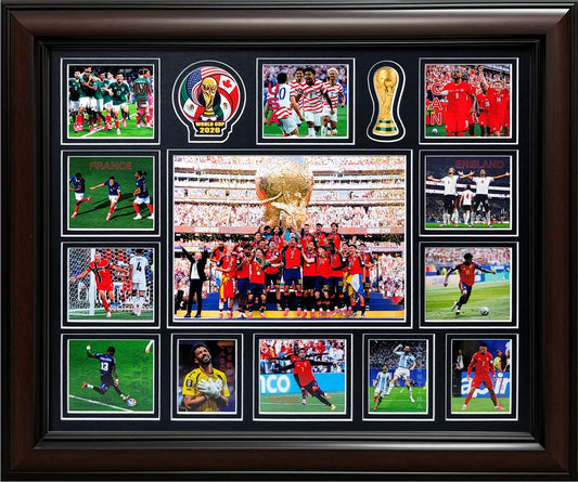 2026 World Cup Photograph Collage - Framed 18x22