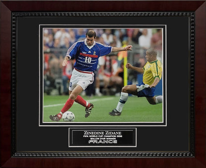 Zinedine Zidane Photograph - France National Team - Framed 13x16