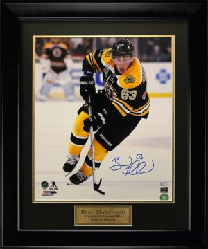David Krejci Autograph Photo Holding Stanley Cup 23x27 New England Picture  Authentication