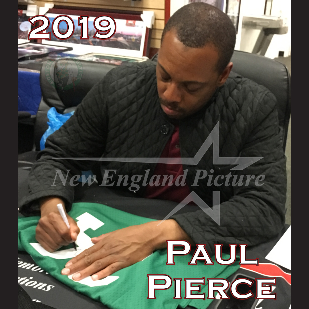 Paul Pierce Drive Signed / Autographed 8 x 10 Photo