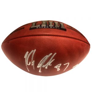 Tom Brady Julian Edelman & Rob Gronkowski Signed Autographed Duke Football  JSA