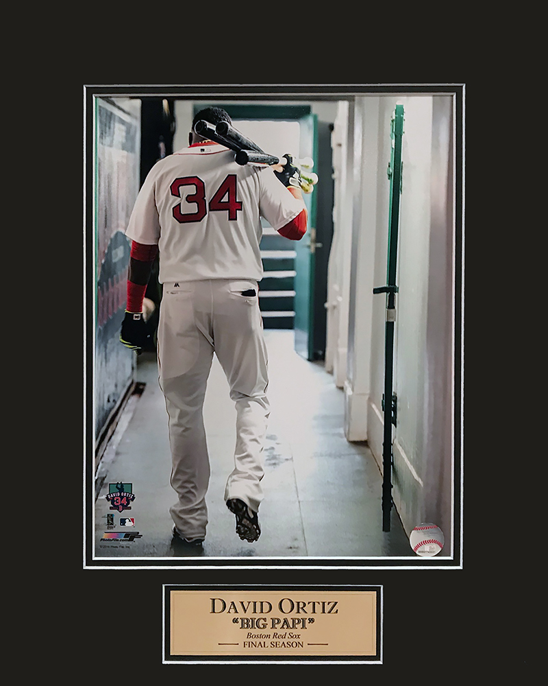 David Ortiz Signed Custom Framed Game-Used Red Sox Jersey Inscribed Game  Used & 7/29/16 Final Season (MLB & Fanatics)