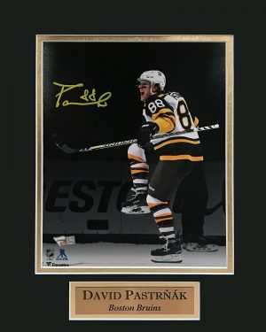 David Pastrnak autographed signed framed jersey autographed Boston