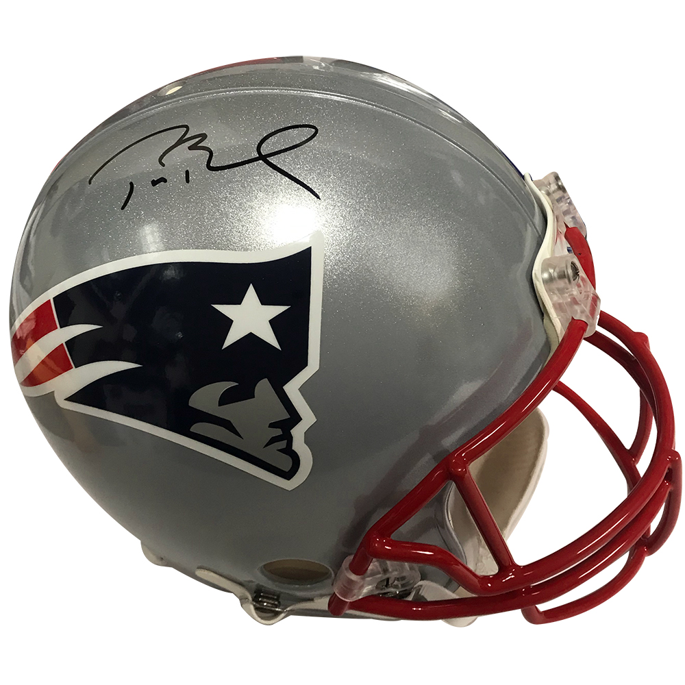 Tom Brady Autograph Helmet Authentic