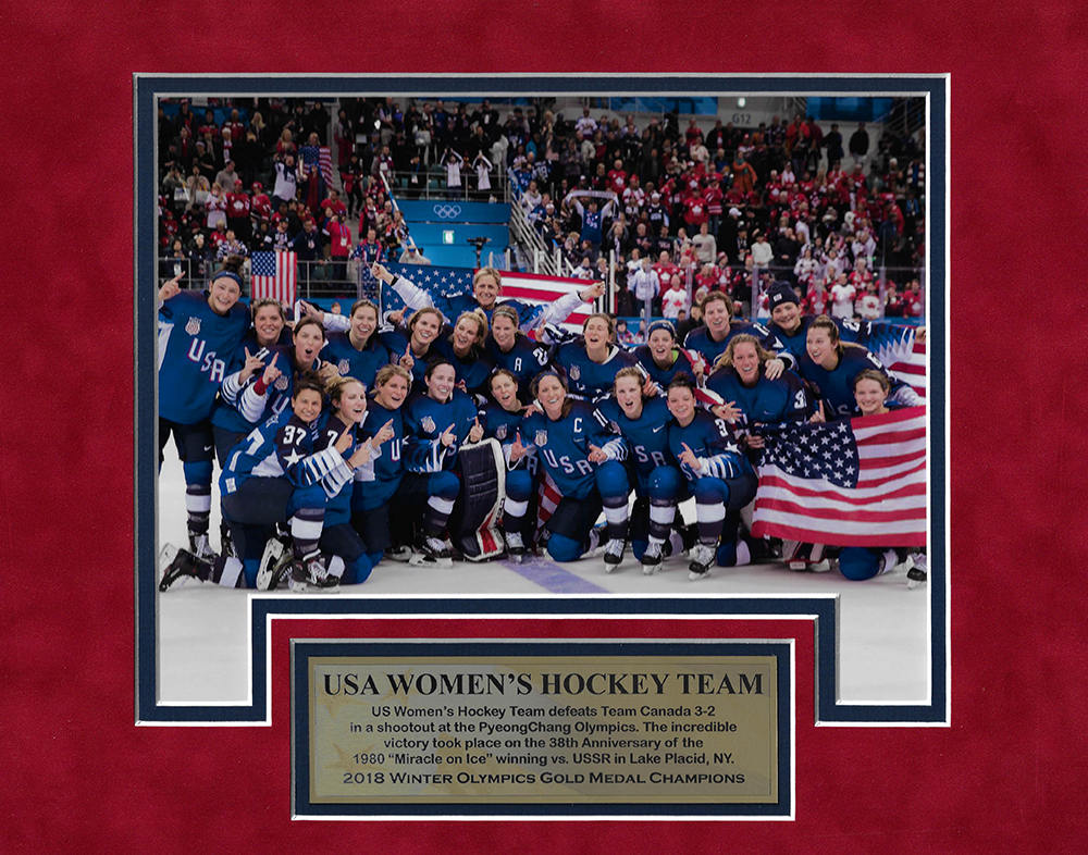 2018 USA Womens Olympic Hockey Gold Medal Team Signed Jersey - The