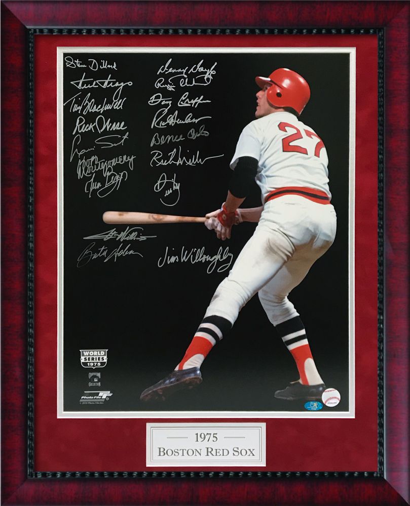 1975 Carlton Fisk Game Worn Boston Red Sox Jersey. Baseball