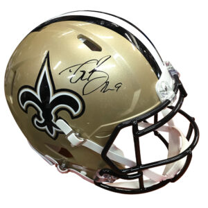 Drew Brees Signed New Orleans Saints Speed Authentic White Matte