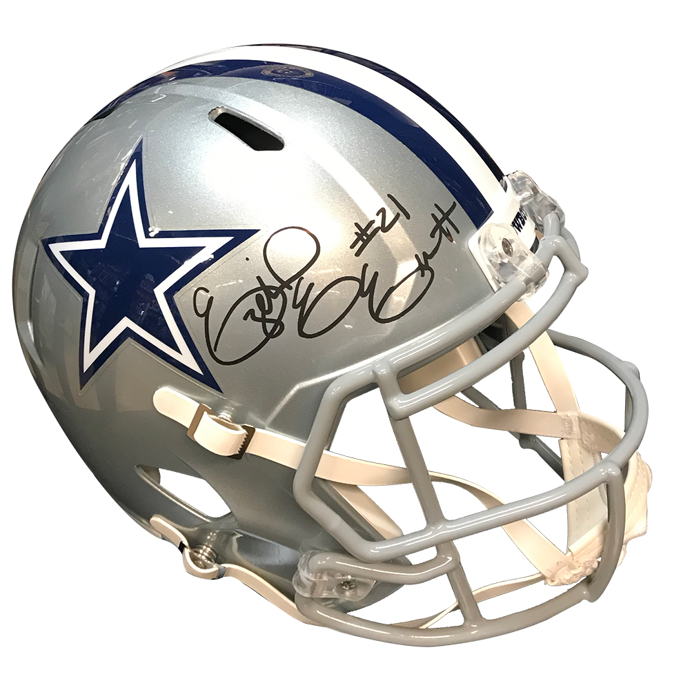 Ezekiel Elliott Autographed and Framed Dallas Cowboys Jersey