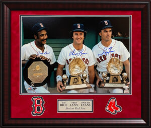 Fred Lynn Jim Rice Carl Yastrzemski Photo Pose 11x14