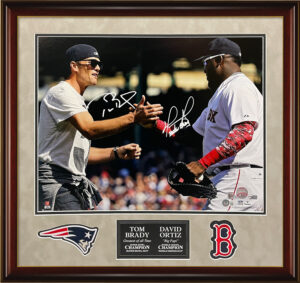 David Ortiz Autographed Boston Red Sox Jersey Multi Inscribed Framed
