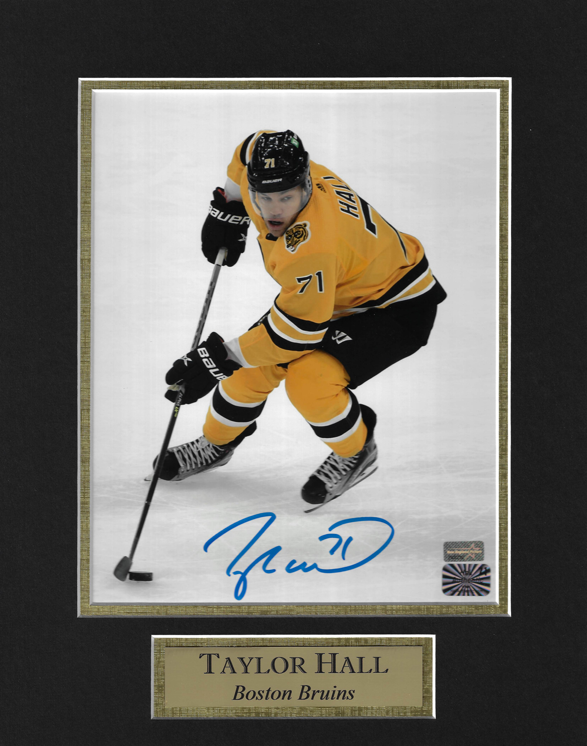 Kevan Miller Boston Bruins Signed Autographed Fight vs Canadiens