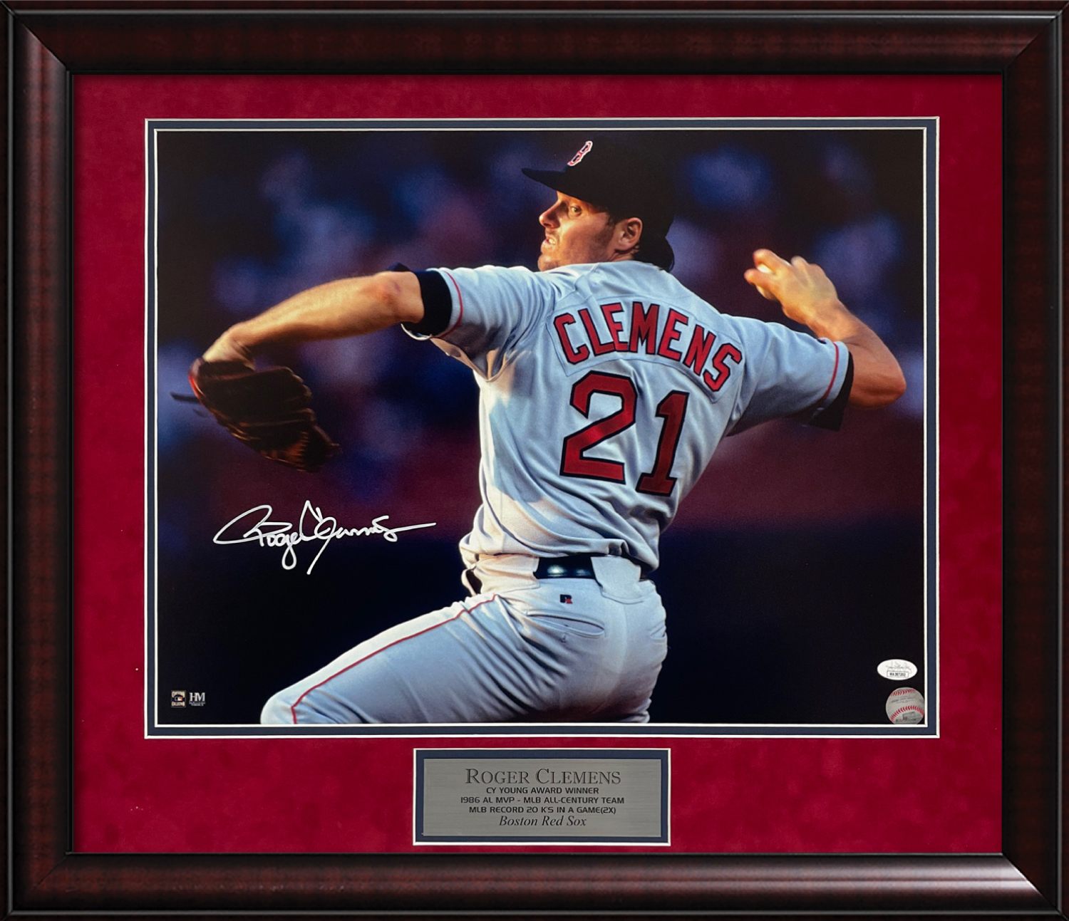 Roger Clemens Autographed Boston Red Sox Jersey - Detroit City Sports