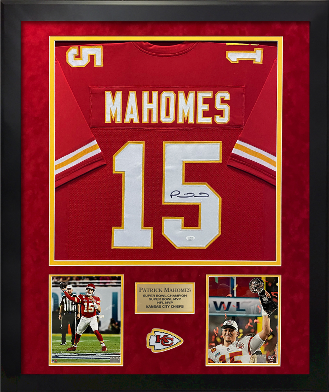 Patrick Mahomes Autographed Chiefs Red Limited Jersey