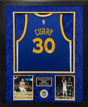 Stephen Curry Signed Autographed 16X20 Photo Golden States Warriors Framed  JSA