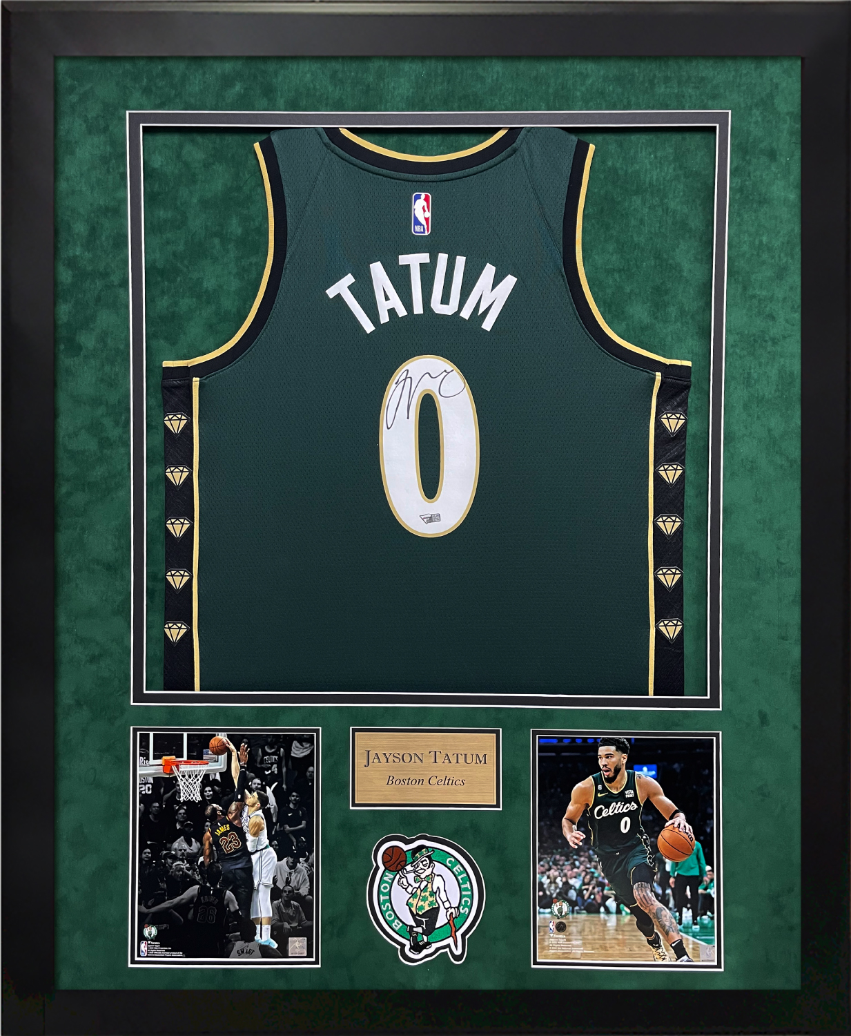 Jayson Tatum Boston Celtics City Edition Jersey Signed Auto