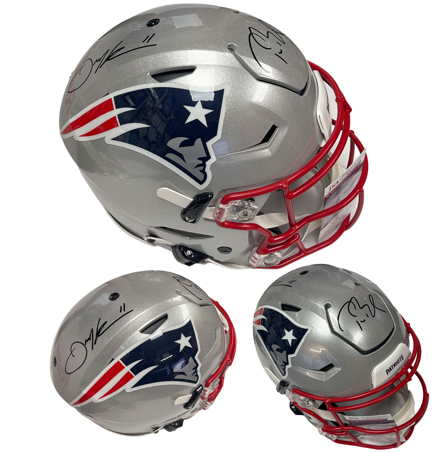 Tom Brady Autograph Helmet Authentic Flex Patriots