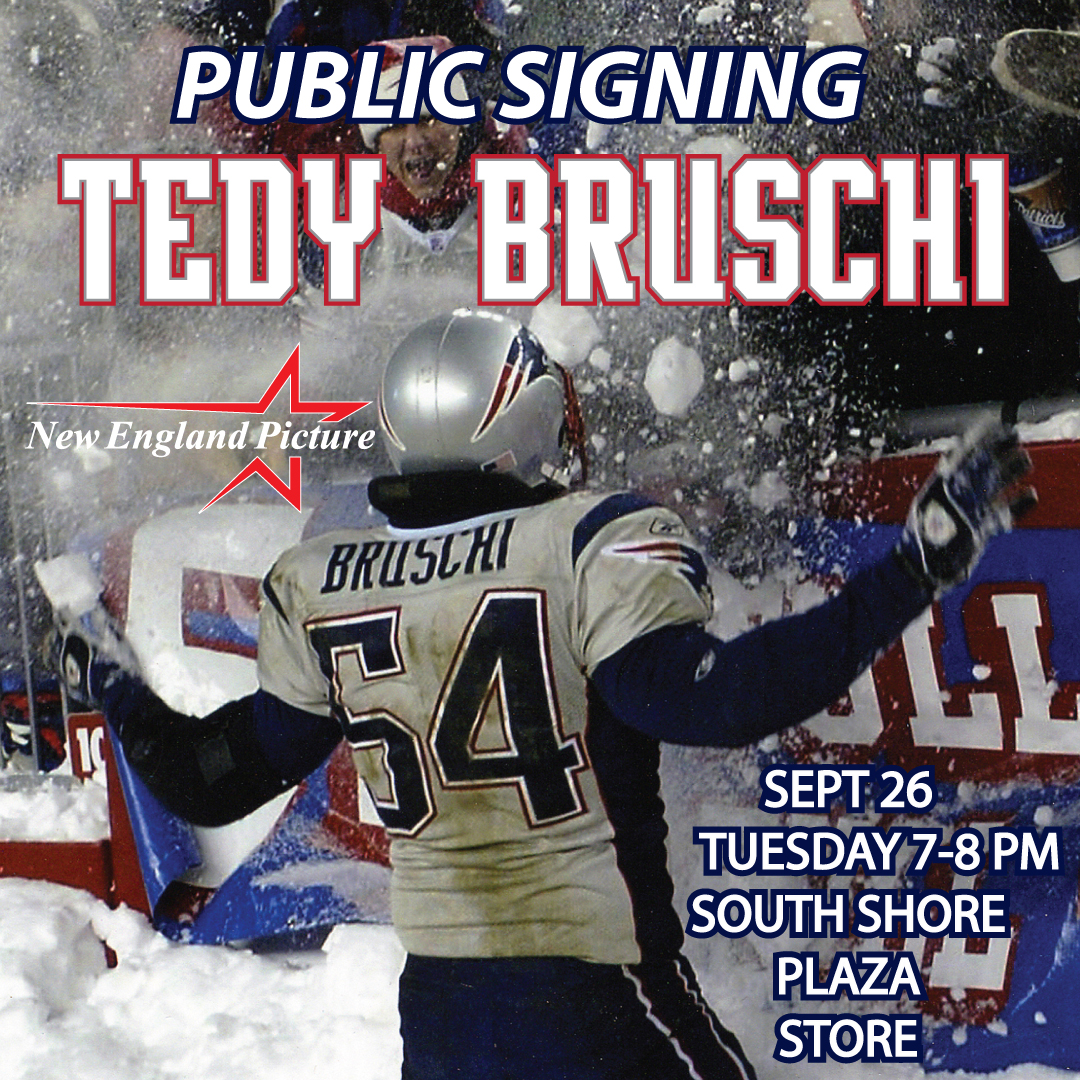 Tedy Bruschi Public Autograph Signing - New England Picture