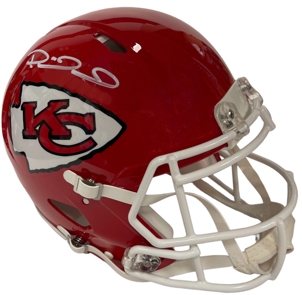 Patrick Mahomes Autograph Chiefs Helmet Authentic Speed - New England ...